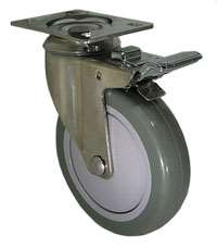 Total Locking Casters – Stainless Caster Model 3A | Caster City