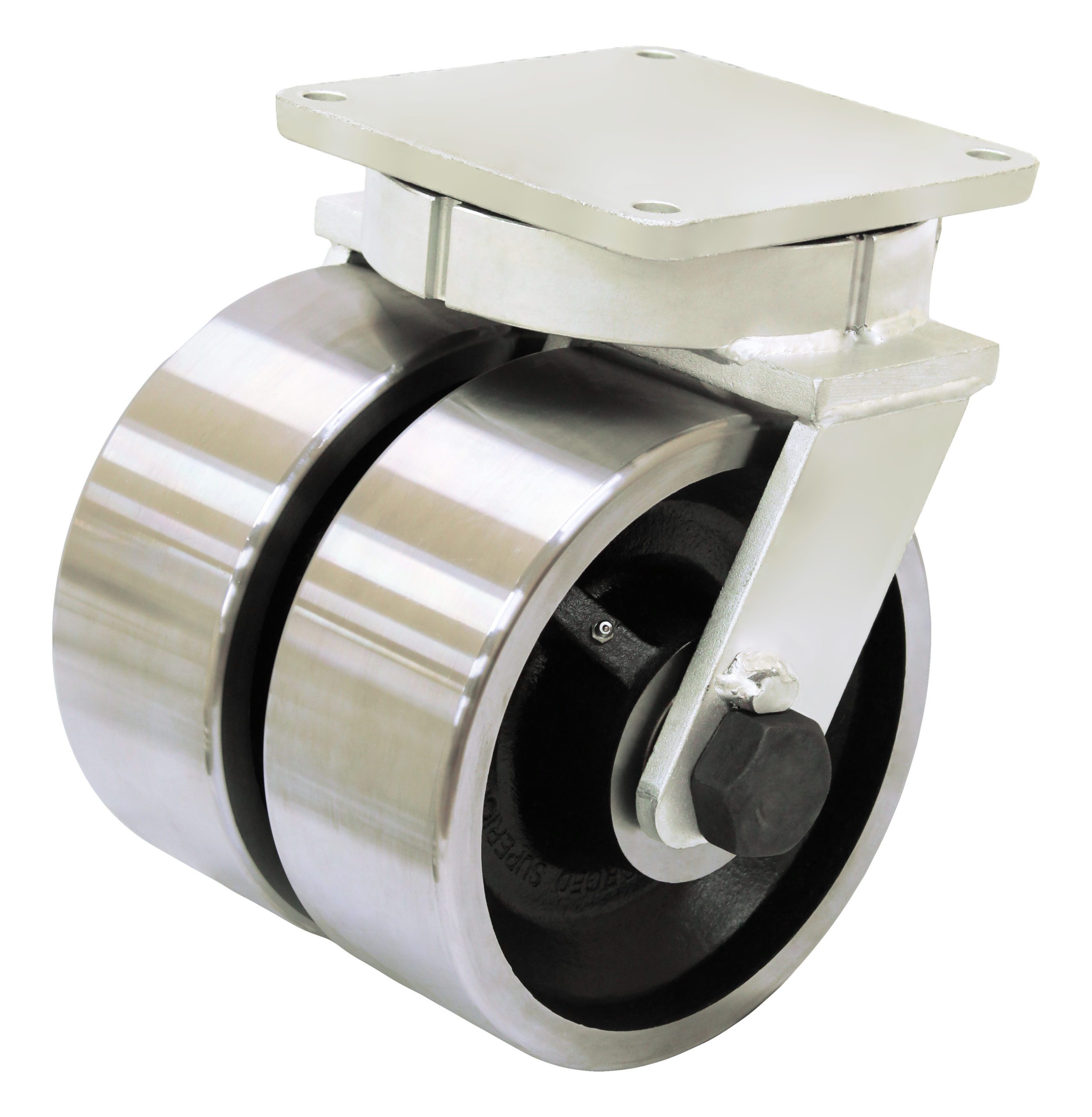 8" Dual Caster Swivel Forged Steel Wheels - Model 2-150