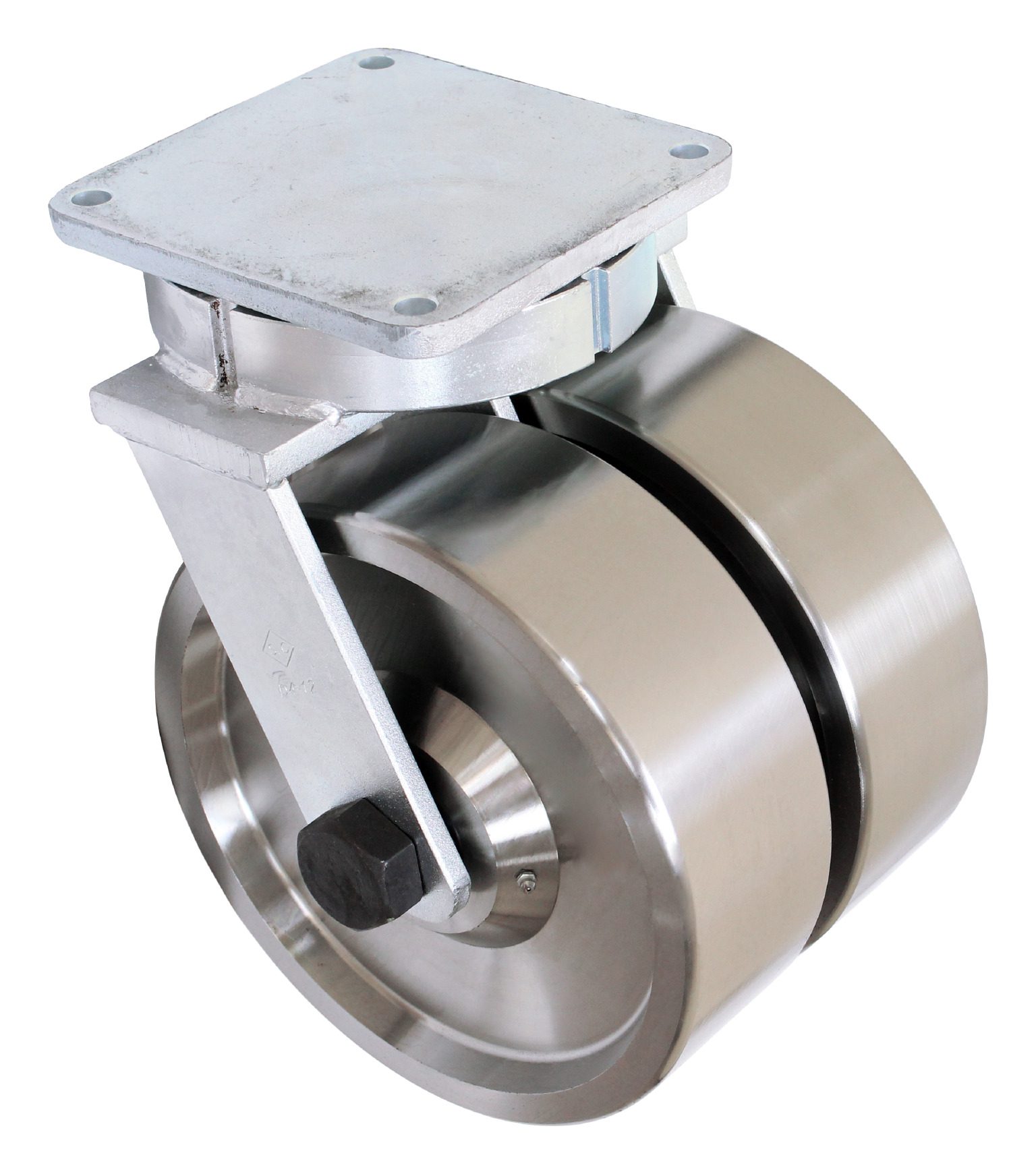 12" Dual Wheel Swivel Forged Steel Wheels - Model 2-150