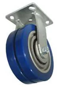 8" Rigid DW Wheel Caster - 95A - Model 2-9