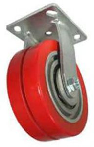 8" Rigid DW Wheel Caster - 85A - Model 2-9