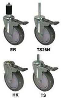 4" Gray Polyurethane Total Lock Stem Model 3A