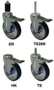 3" Polyurethane on Aluminum - Total Lock Stem Model 3A