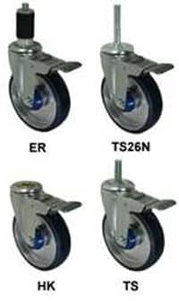 4" Polyurethane on Aluminum - Total Lock Stem Model 3A