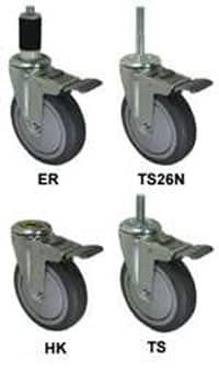 5" Gray Rubber - Total Lock Stem Model 3A