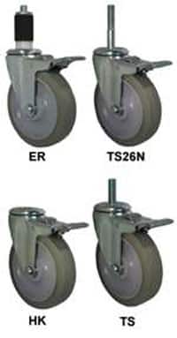 5" High Capacity Rubber - Total Lock Stem Model 3A