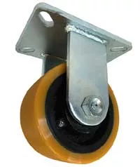 8″ Rigid Automotive Caster – Premium Polyurethane on Iron