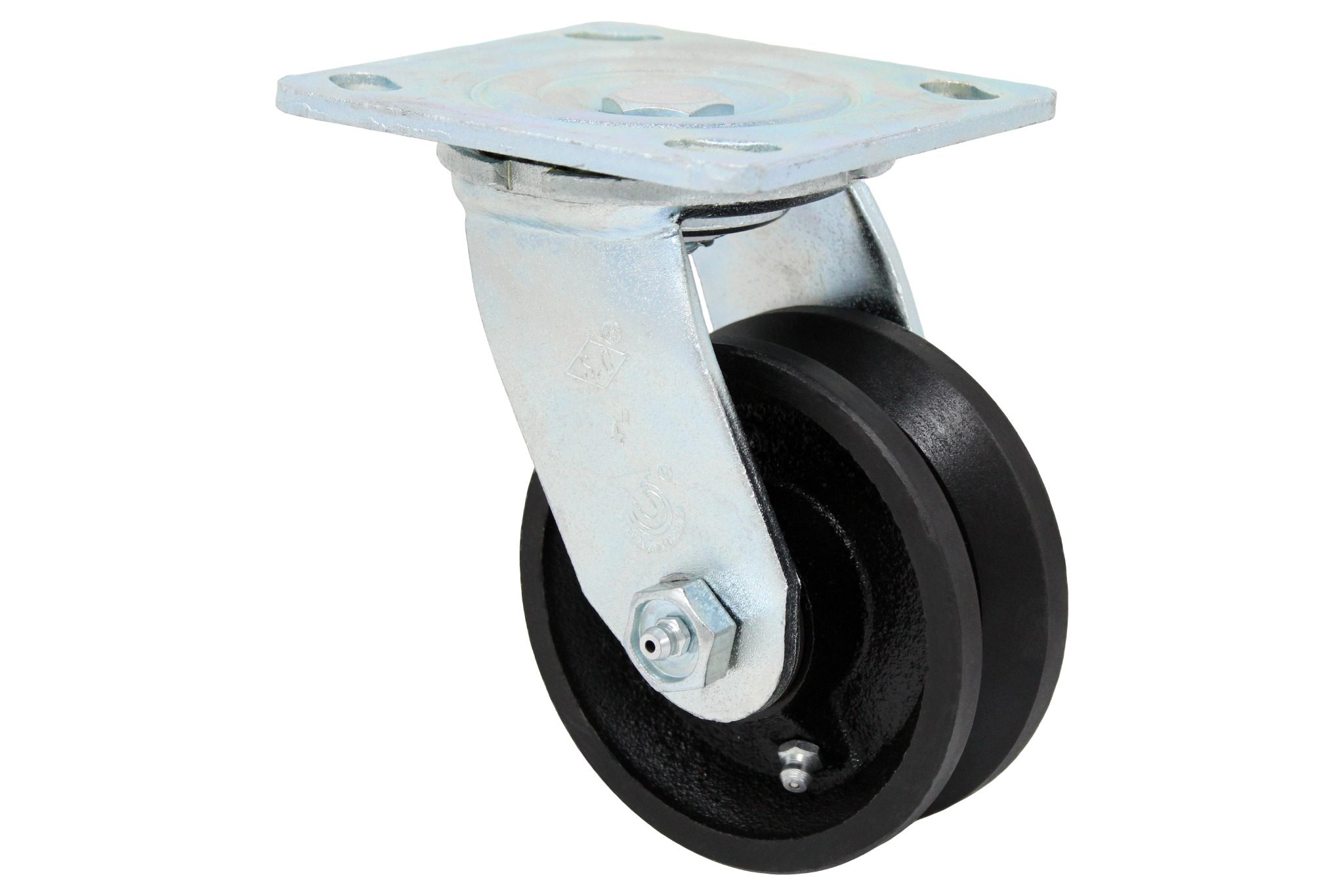 4" V Groove Swivel Wheel - Model 9