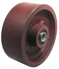 10" x 4" Ductile Steel Wheel - 1 1/4" Tapered Bearing