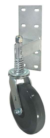 6" Gate Caster - All Gray High Capacity Polyurethane