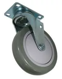 5" Gray Polyurethane Swivel Wheel - K3A