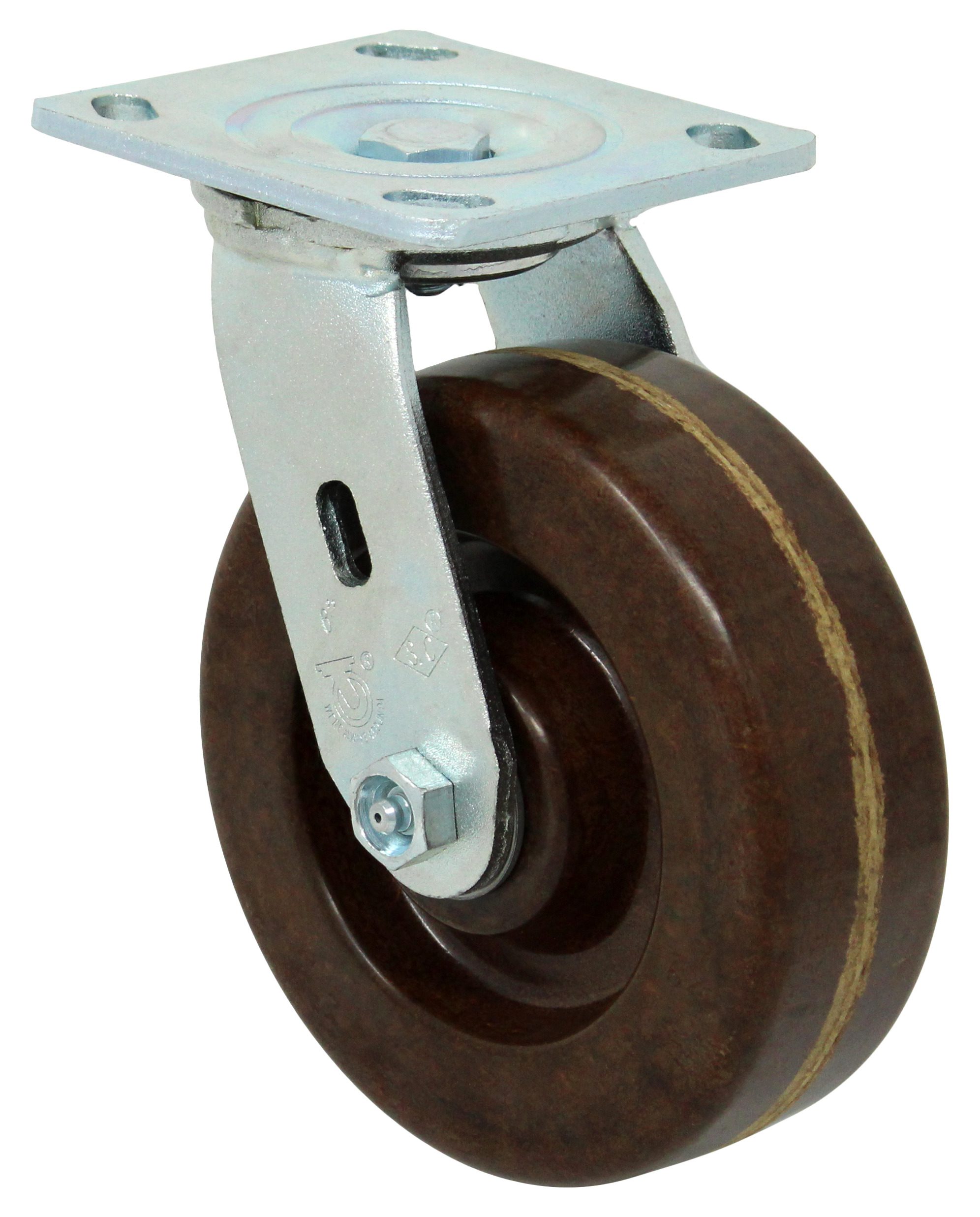 4" High Temperature Phenolic - Model 9 Swivel Caster