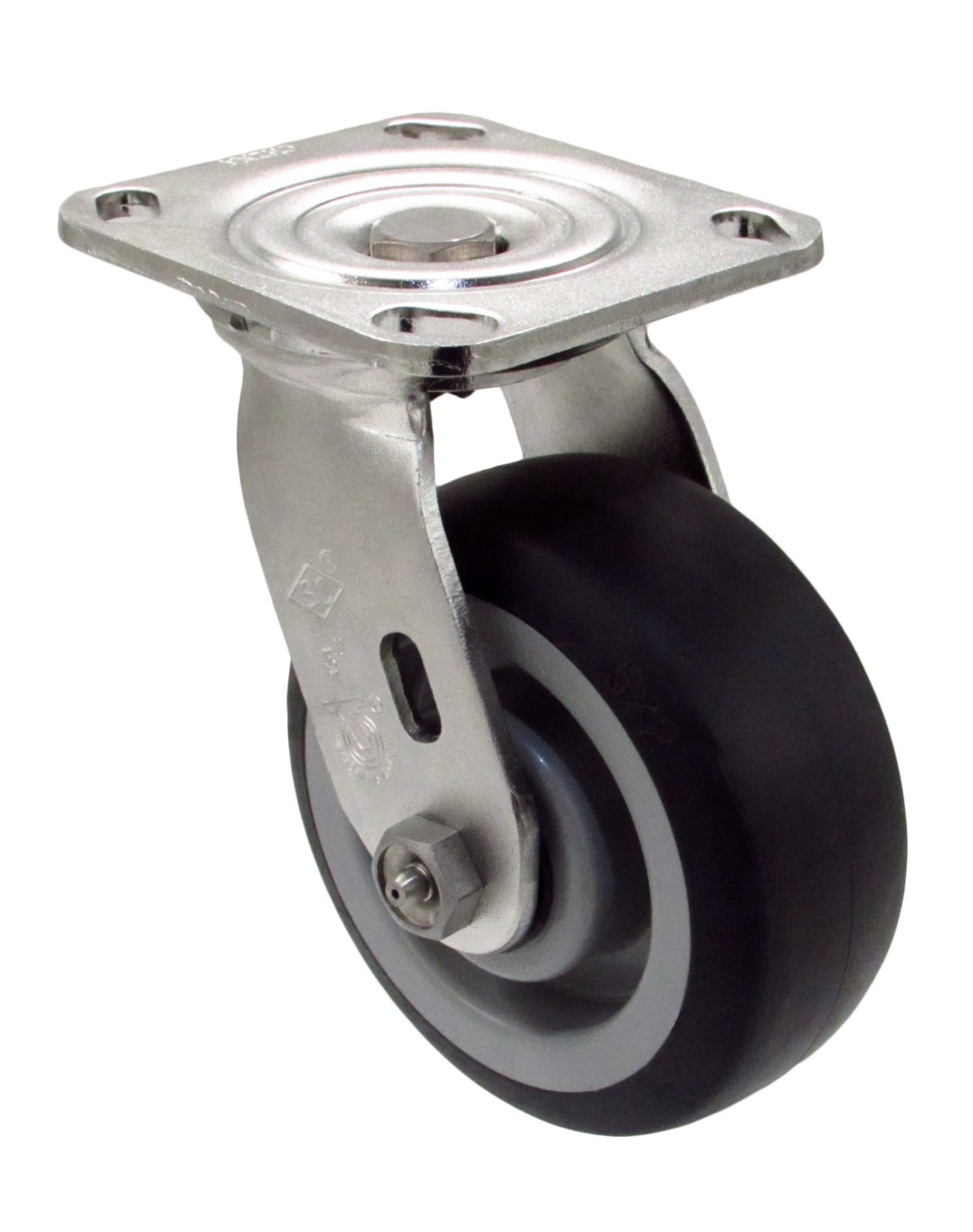 8" Gray Soft Rubber Wheel Model Plate 9