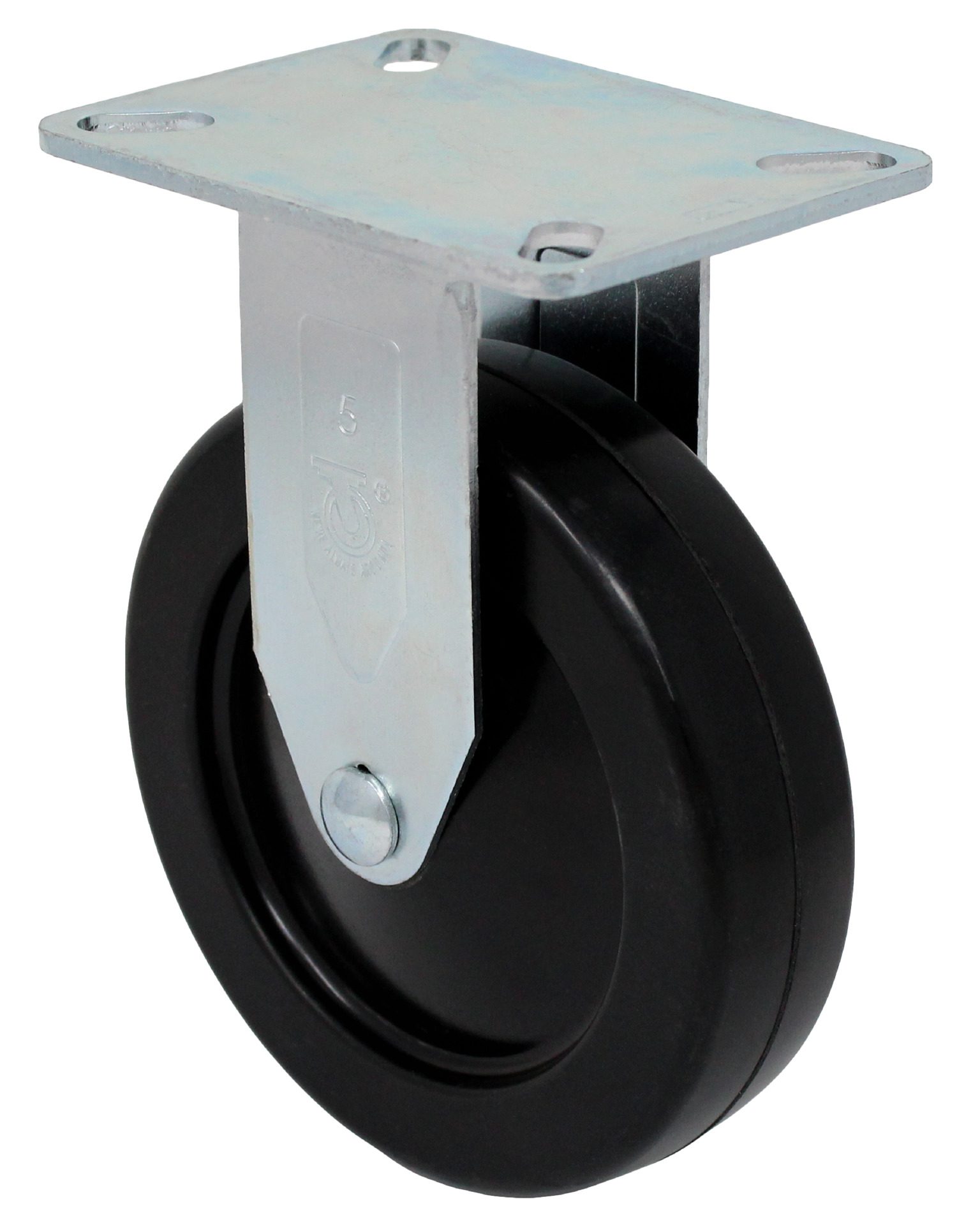 3" Hard Rubber Wheel - Model K3 Rigid Caster