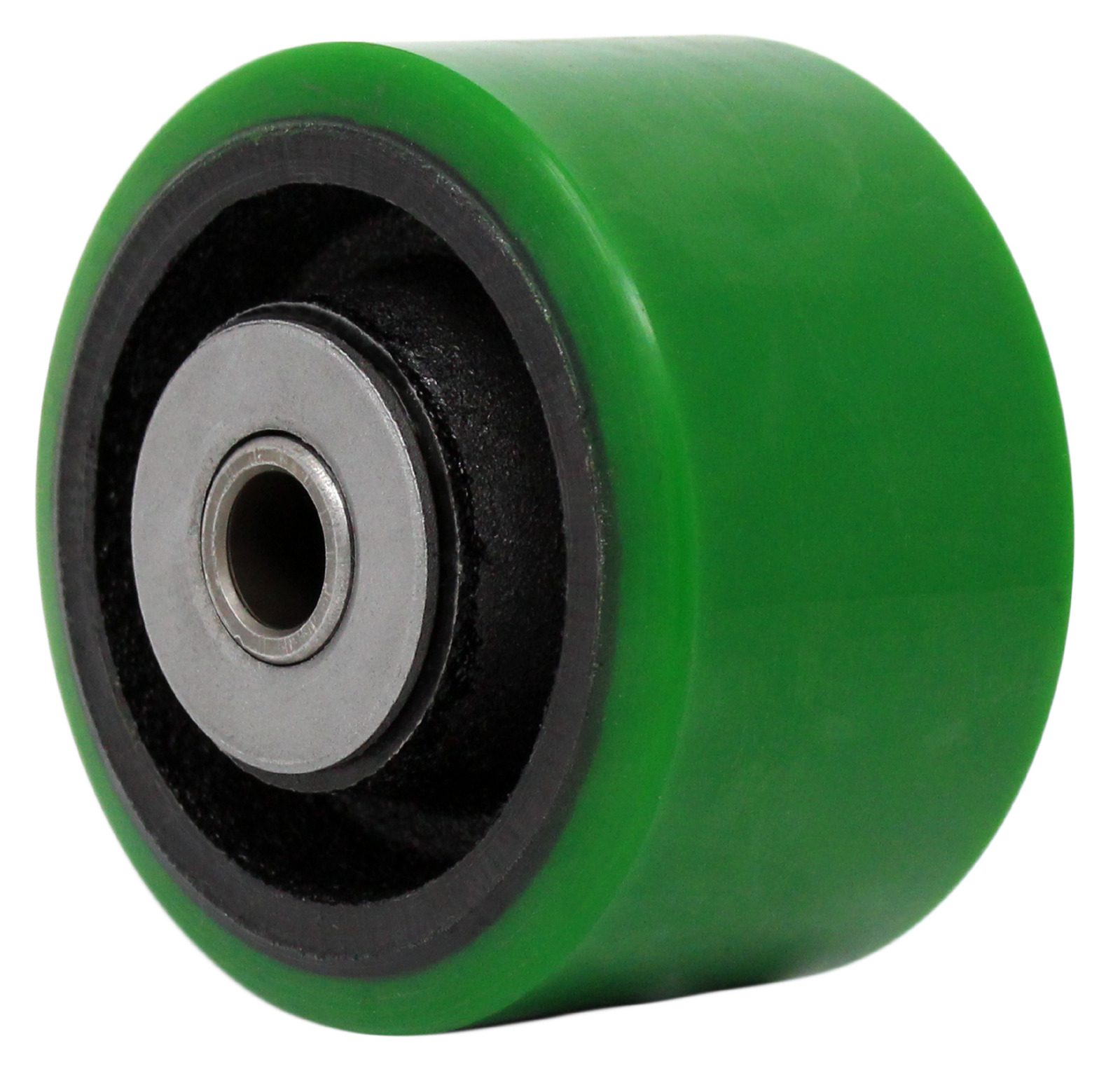 3 1/4" x 2" Polyurethane on Iron Wheel