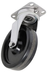 4" Phenolic Swivel Wheel - Stainless Steel 3