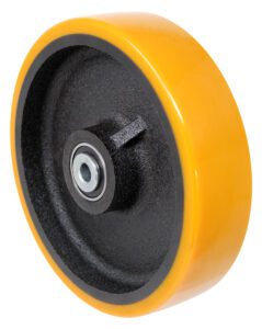 8″ x 2″ Premium Polyurethane on Iron Wheel