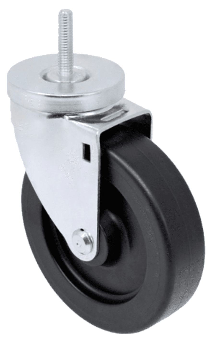 Economy Stainless Steel Stem Caster Model K3 - up to 350 lbs - (1/2" - 3/4")