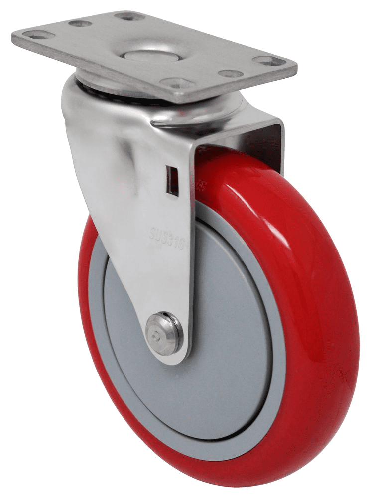 Model 316-3 - Capacity up to 350 pounds per caster. Mounting Plate – 2 3/8″ x 3 5/8″