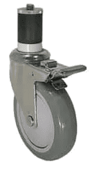 Stainless Stem Caster Model 3A - up to 300 lbs - (1/2" - 3/4")