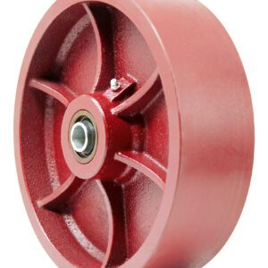12" x 3.5" Ductile Steel Wheel - 1.25" Tapered Roller Bearing