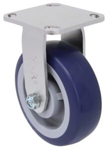 8″ x 2″ Water Resistant Polyurethane – Rigid Plate Caster Model 9