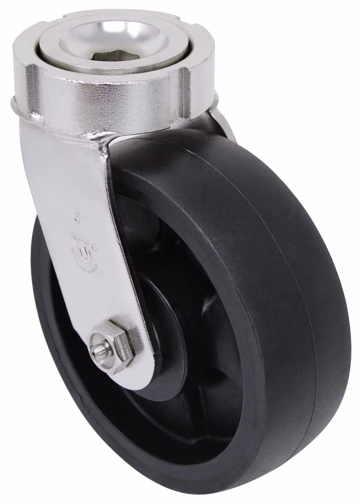 4" x 2" Black Nylon Wheel - Stem Caster G15